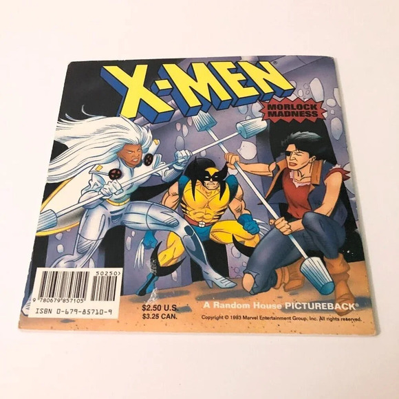 Vintage 1993 Xmen Morlock Madness  Random House Paperback - Picture 14 of 15